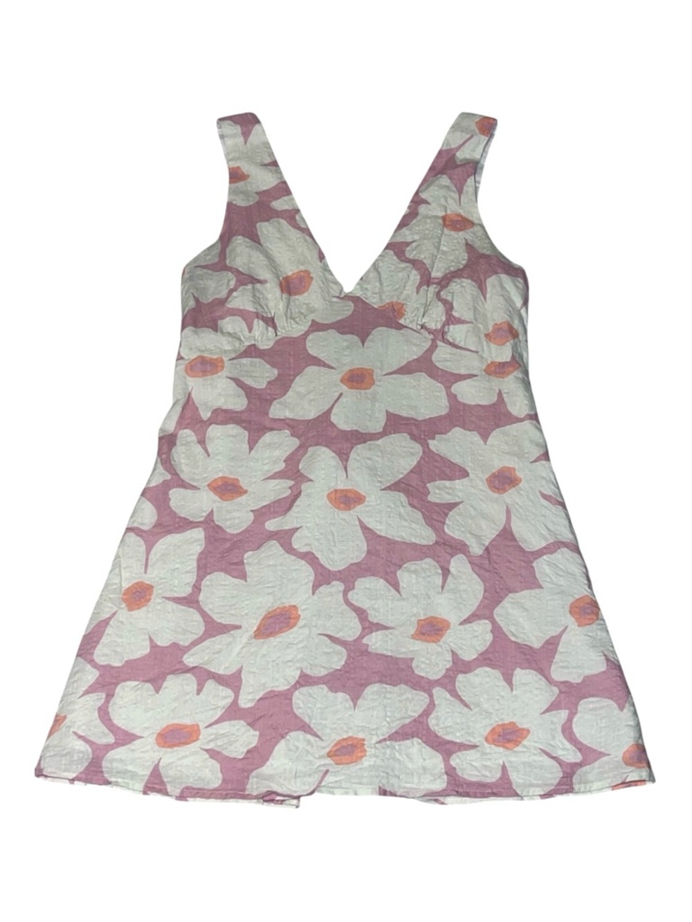 Rhythm pink floral mini sundress